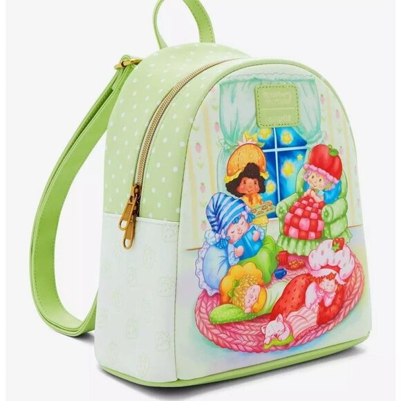 Loungefly Strawberry Shortcake Slumber Party Mini Backpack NWT - Picture 4 of 4
